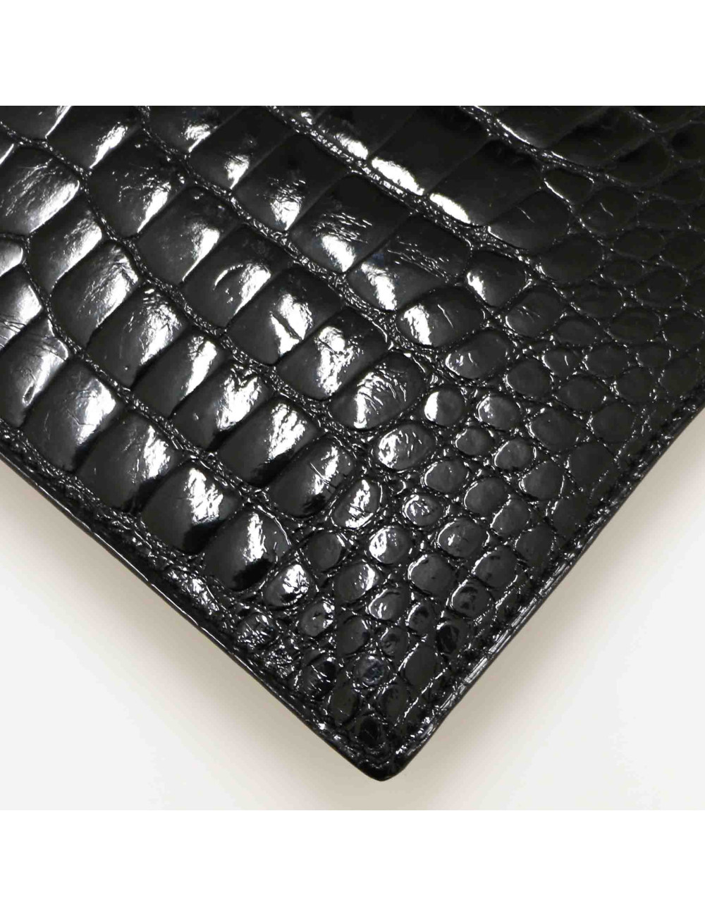 Sac  du soir Vintage alligator noir 