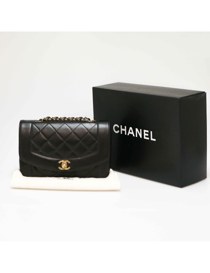 Petit Diana CHANEL noir vintage