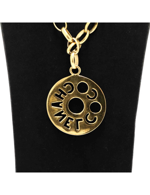 Collier Coco CHANEL vintage doré