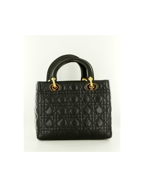 sac Lady DIOR noir PM