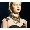 LANVIN iconic necklace 'HELP' in Gilded metal