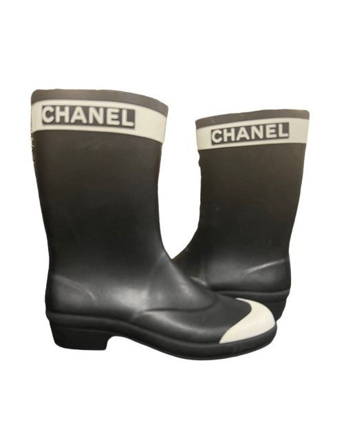 Bottes pluie CHANEL T 37