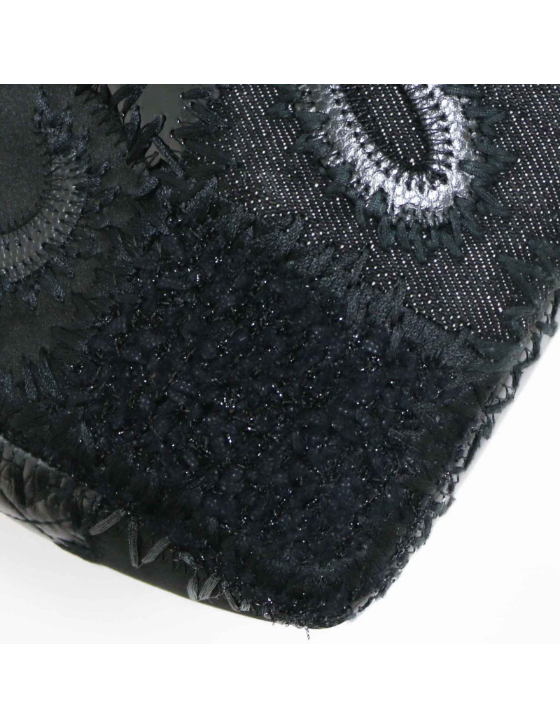 Sac Classique CHANEL patchwork noir