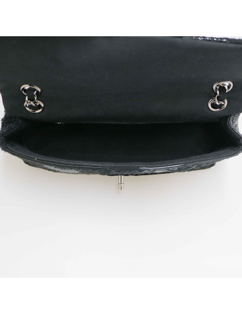 Sac Classique CHANEL patchwork noir
