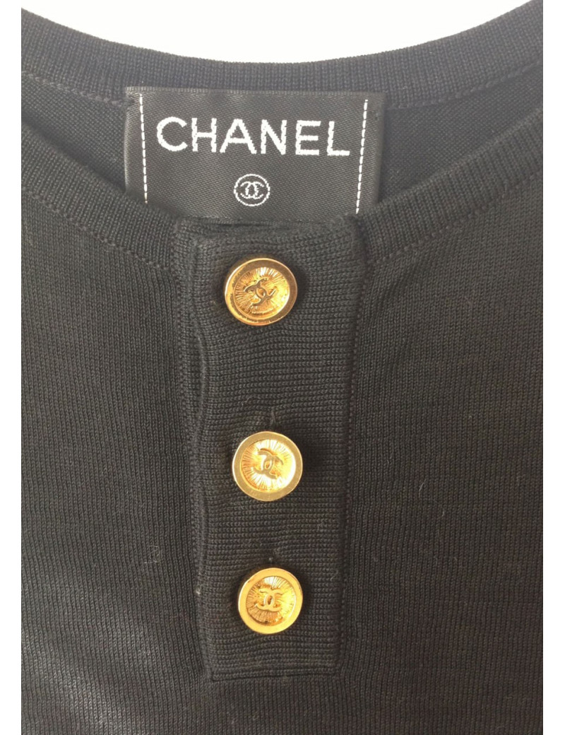 Débardeur CHANEL noir 