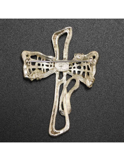 Broche croix CHRISTIAN LACROIX 
