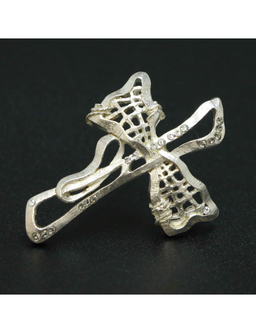 Broche croix CHRISTIAN LACROIX 