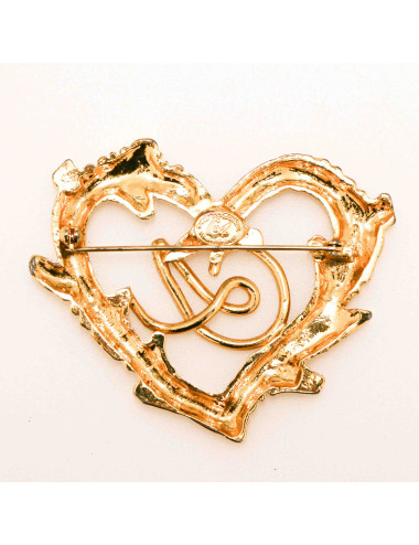 Broche coeur CHRISITIAN LACROIX 2