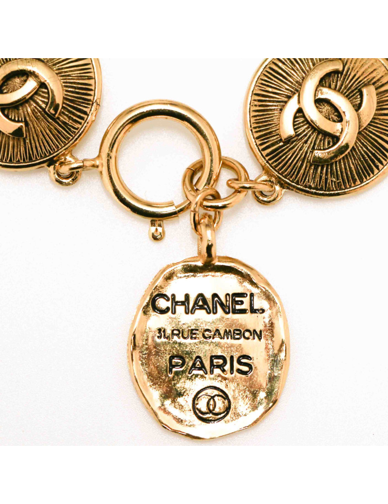 Bracelet vintage CHANEL CC