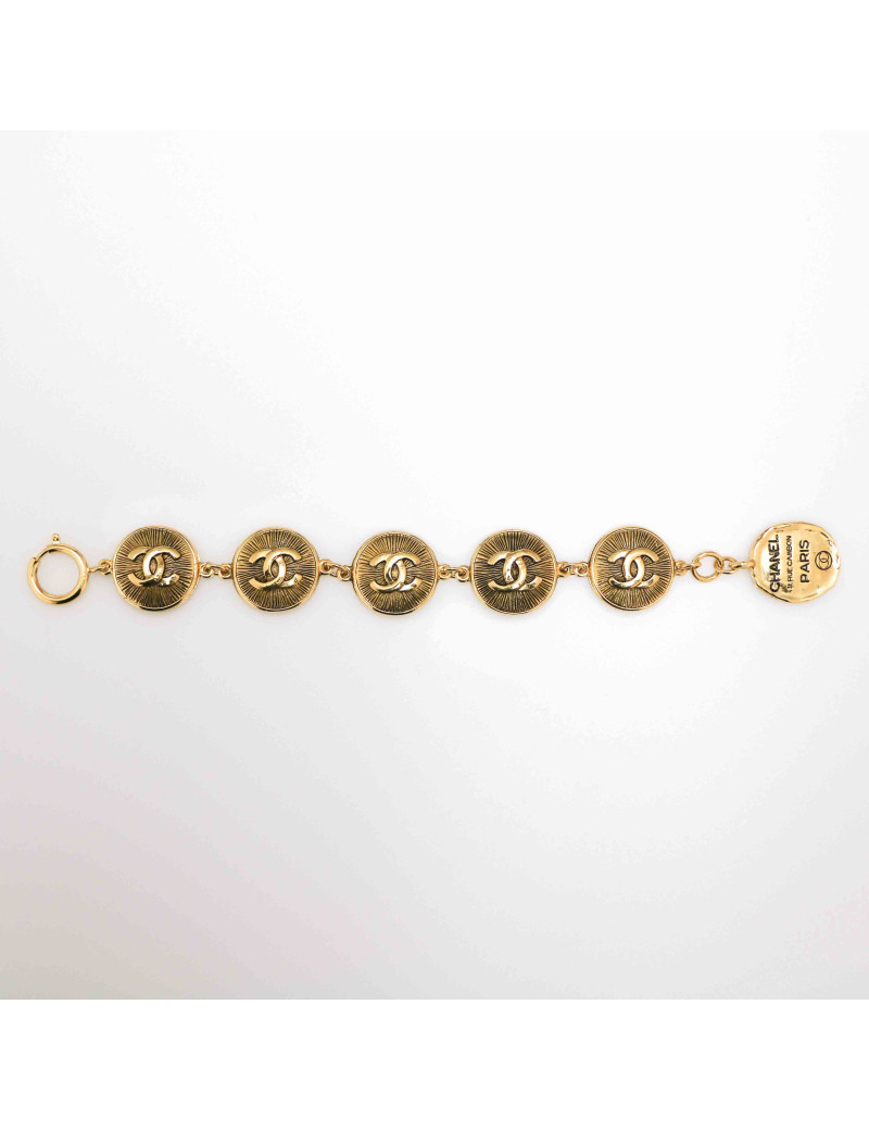 Bracelet vintage CHANEL CC