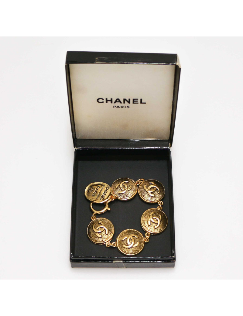 Bracelet vintage CHANEL CC