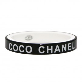 Bracelet CHANEL rigide COCO noir
