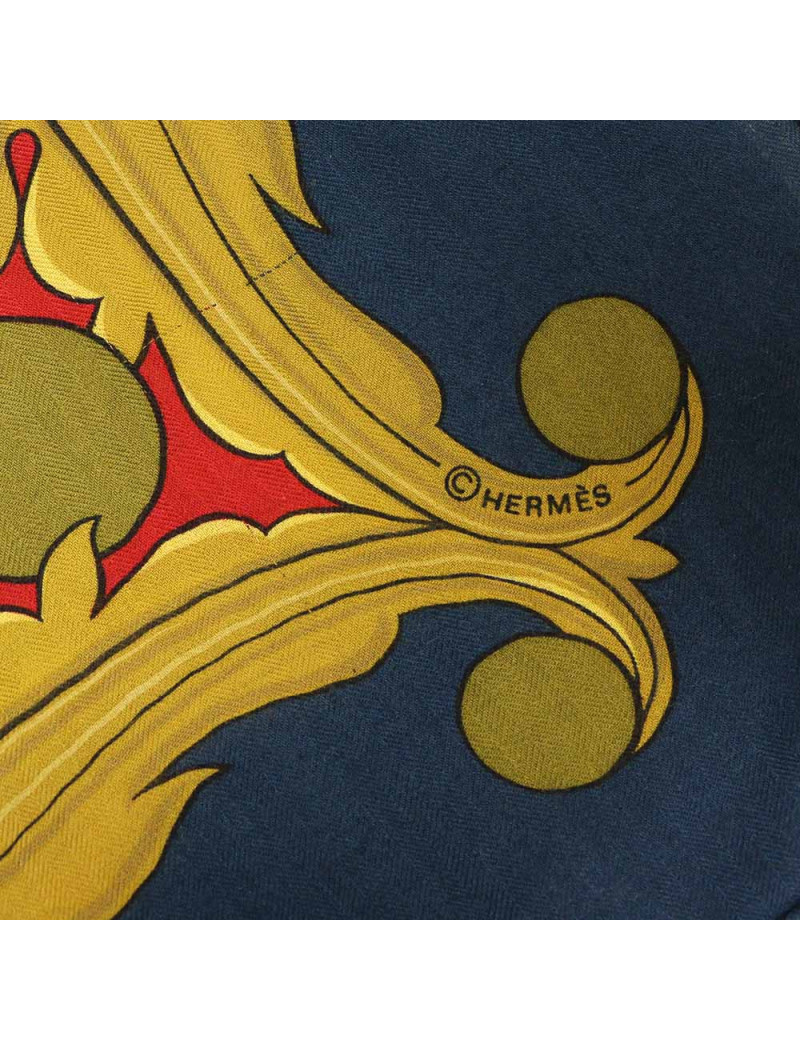 Châle HERMES Animaux solaires cachemire