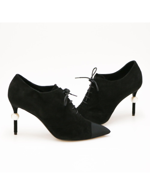 Escarpins T41 CHANEL daim 