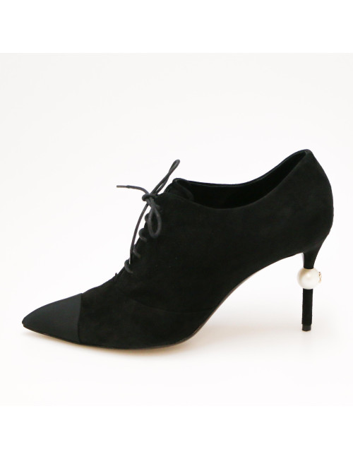 Escarpins T41 CHANEL daim 