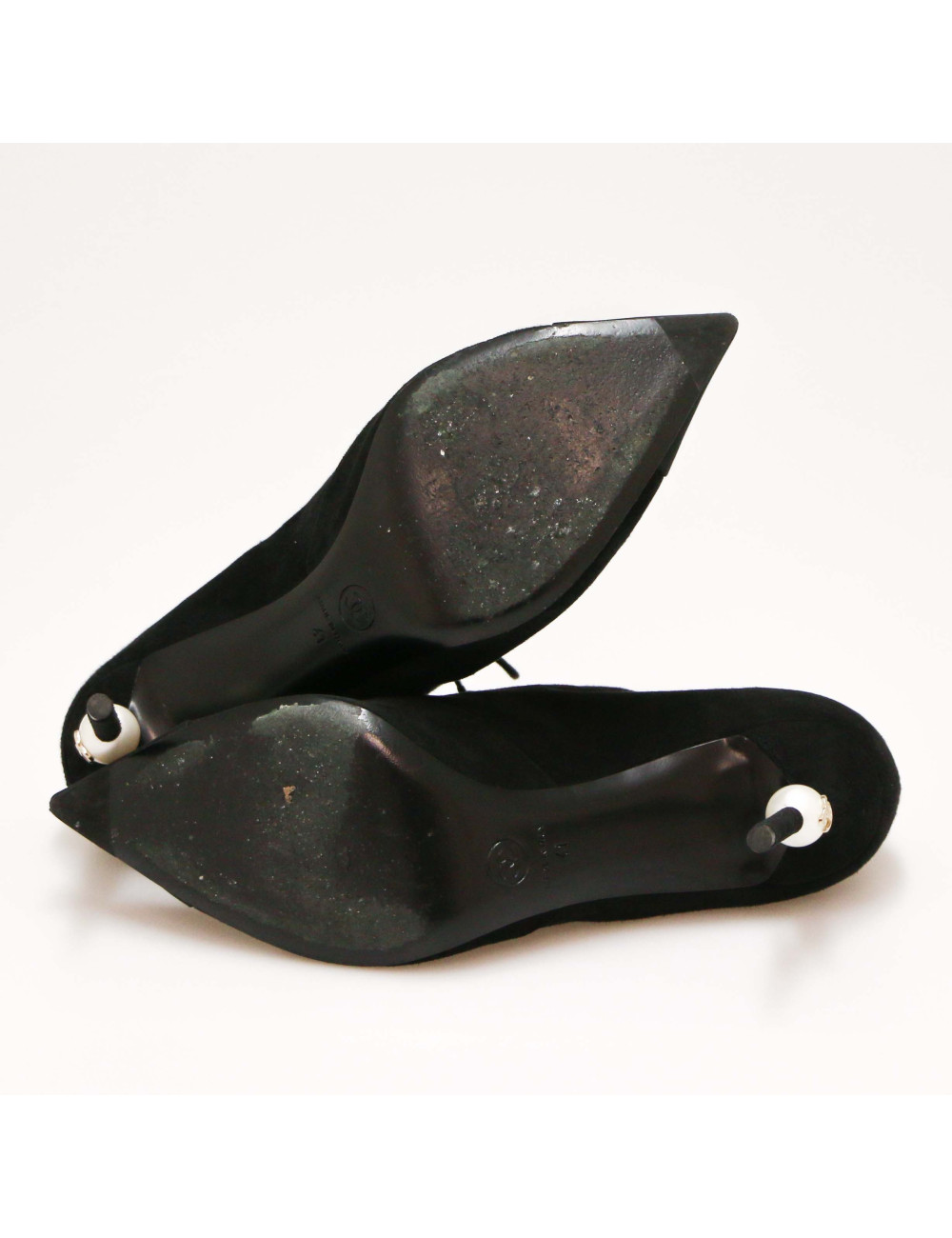 Escarpins T41 CHANEL daim 