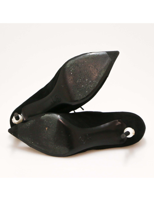 Escarpins T41 CHANEL daim 