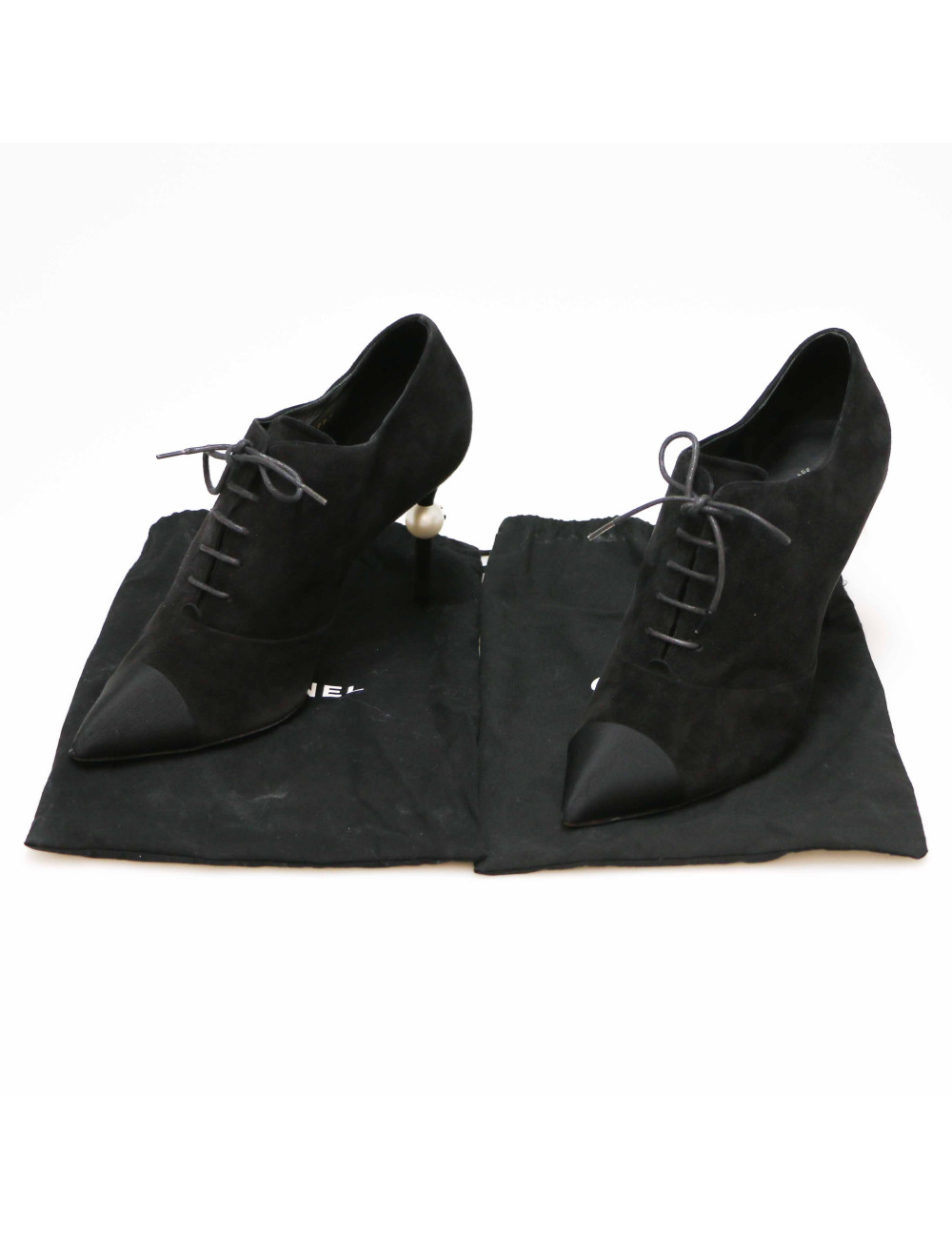 Escarpins T41 CHANEL daim 