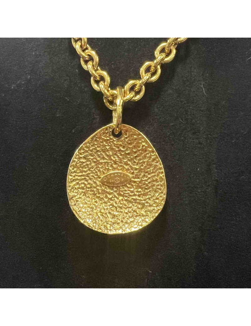 Collier CHANEL vintage doré