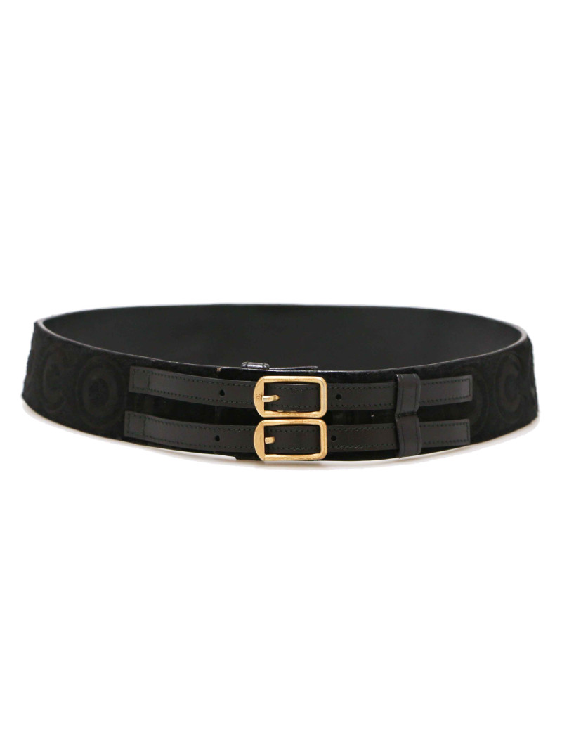 COCO CHANEL belt in pony like leather