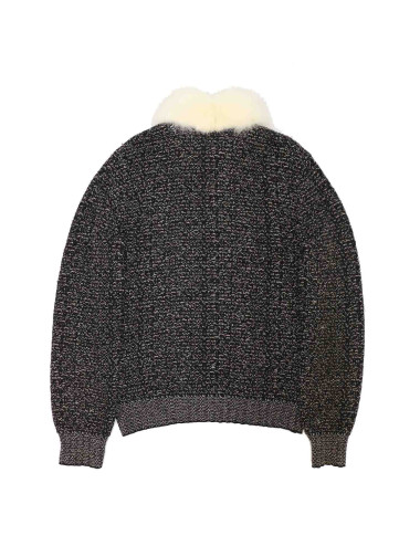 Gilet T 46 CHANEL laine fils argent multicolore 2