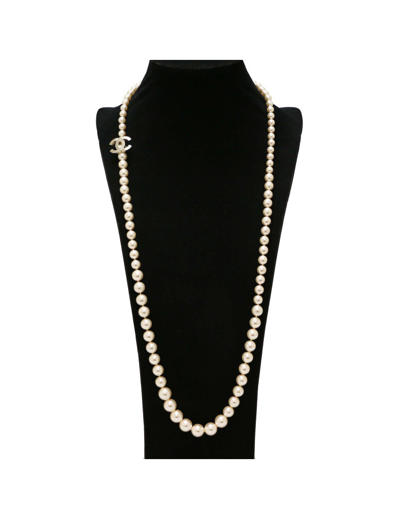 Sautoir CHANEL perles 