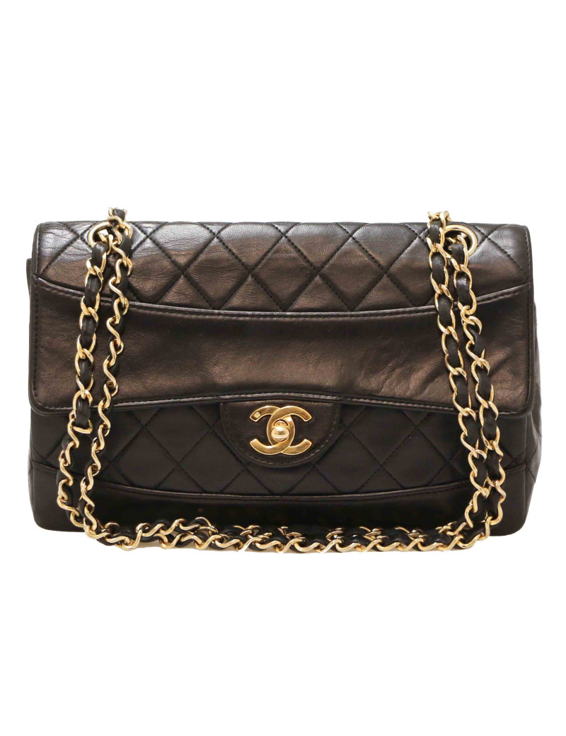 Sac vintage classique CHANEL noir