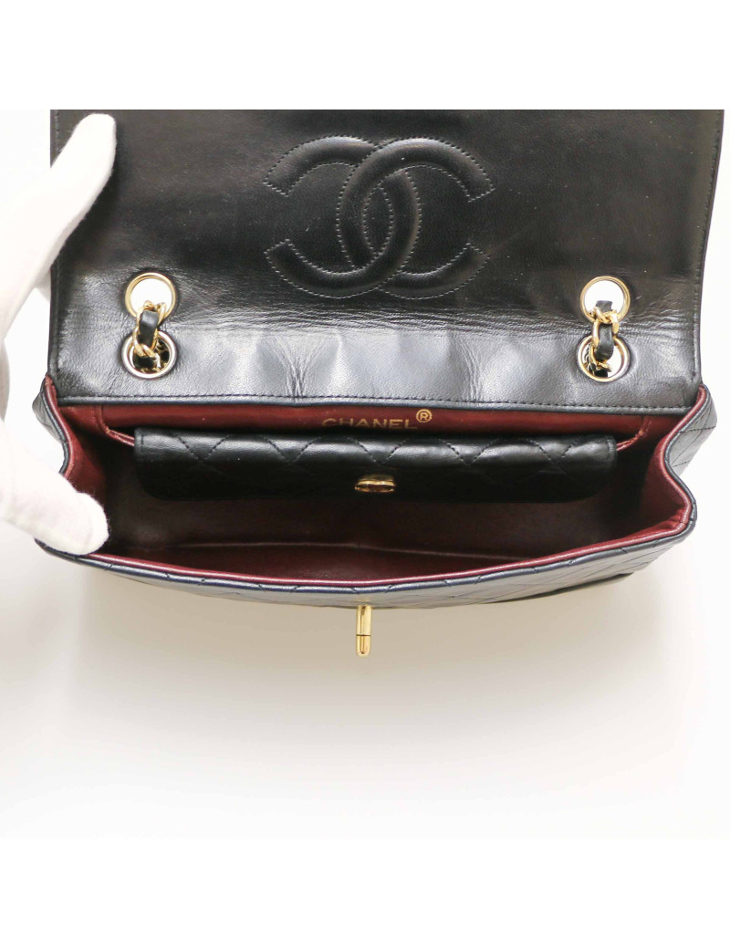 Sac vintage classique CHANEL noir