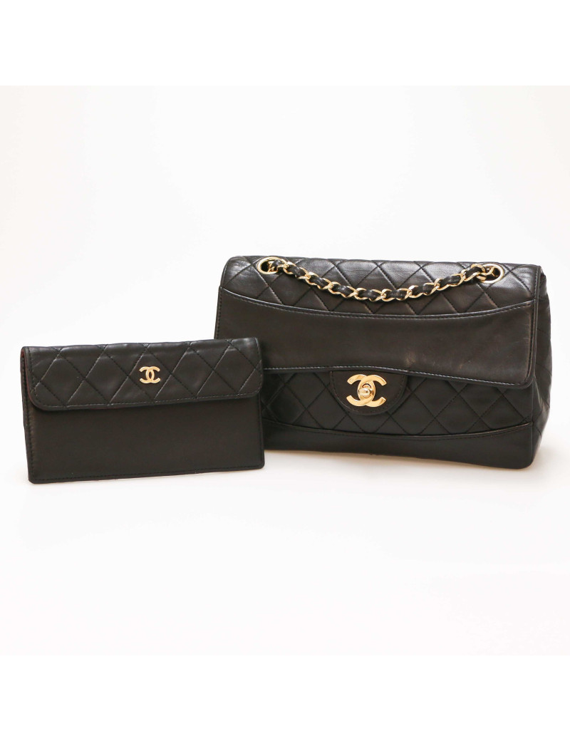 Sac vintage classique CHANEL noir