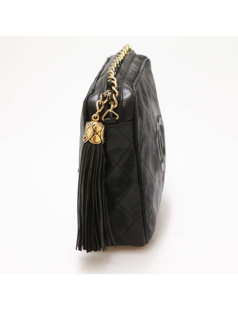 Sac camera CHANEL vintage noir