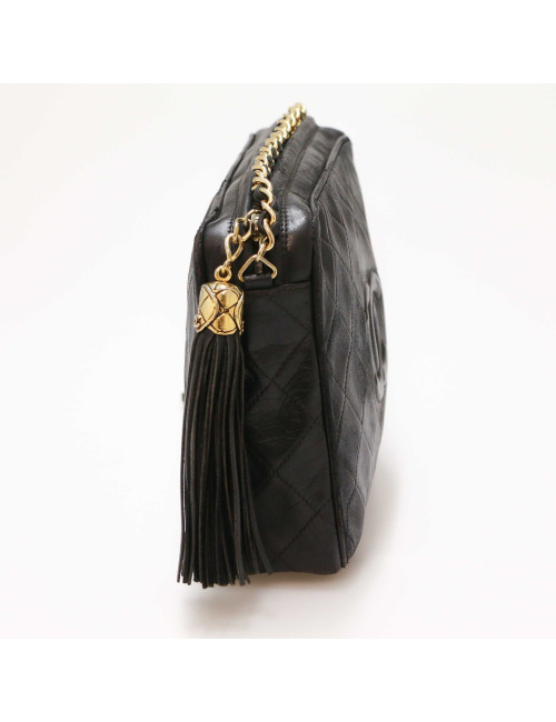 Sac camera CHANEL vintage noir
