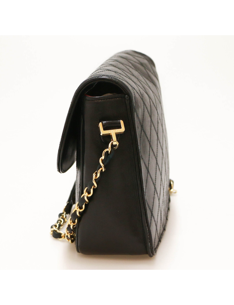 Sac CHANEL  CC cuir noir