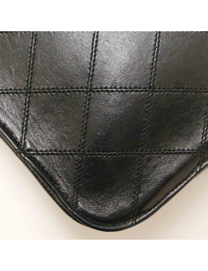 Sac CHANEL  CC cuir noir
