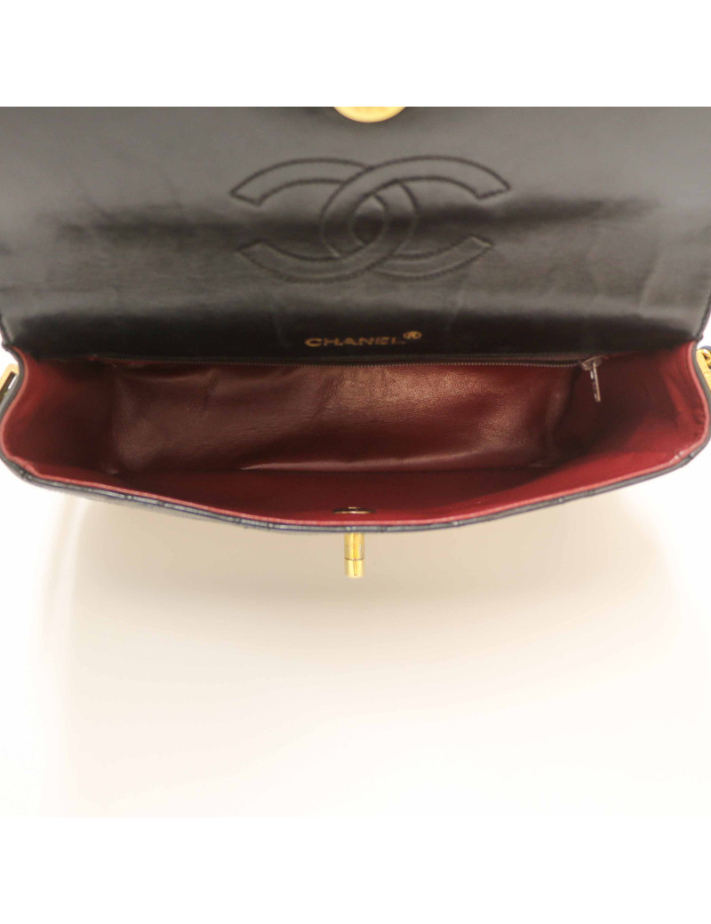 Sac CHANEL  CC cuir noir