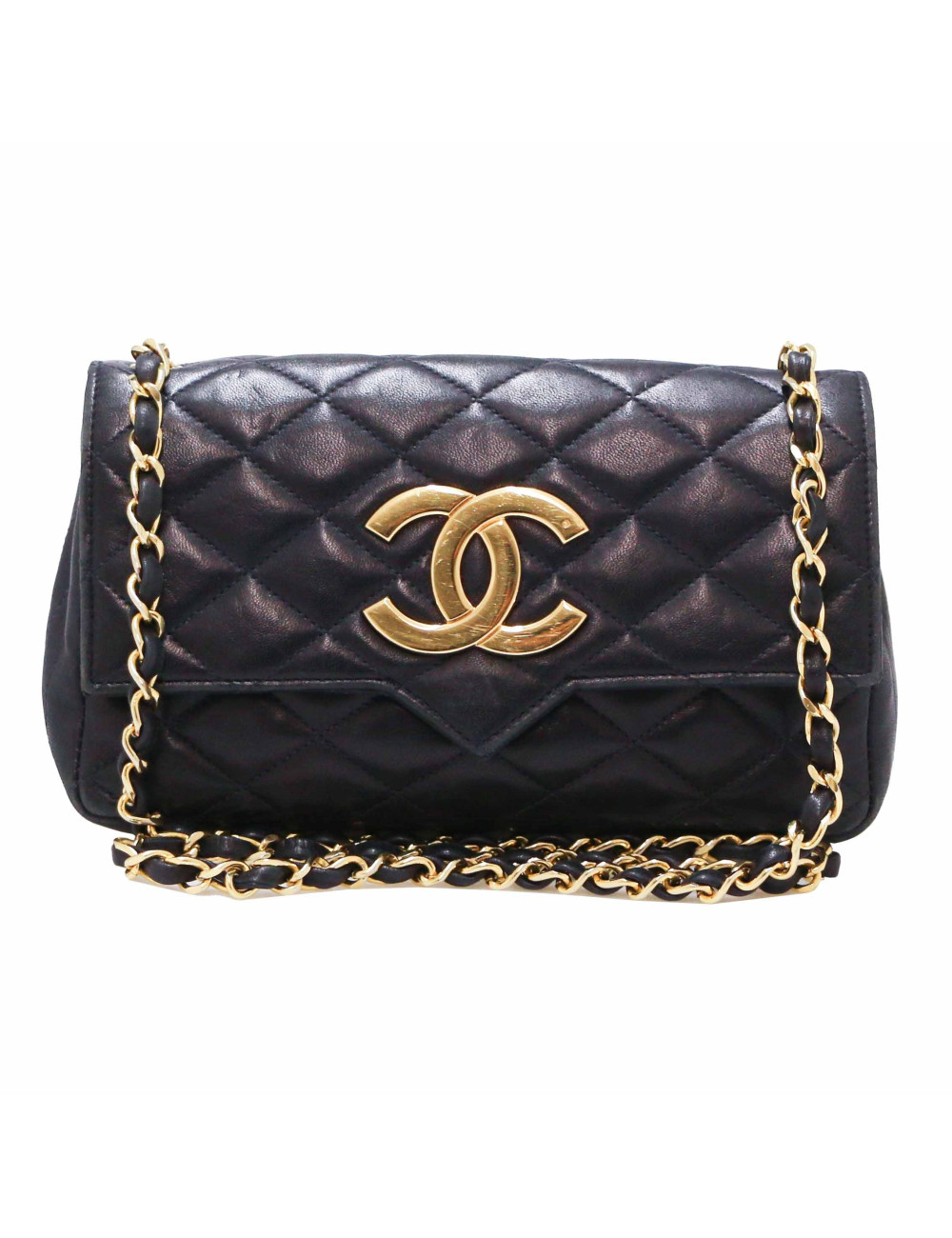 Sac gros CC Chanel bleu