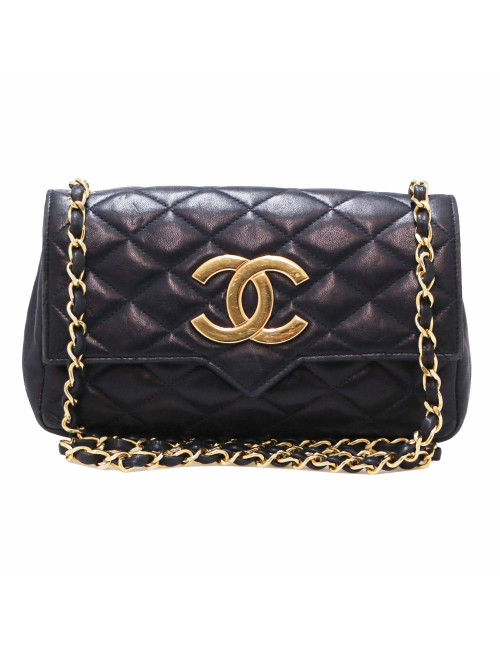 Sac gros CC Chanel bleu