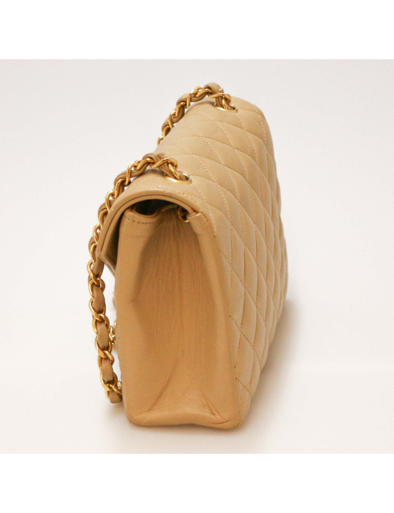 Sac CHANEL beige gros CC