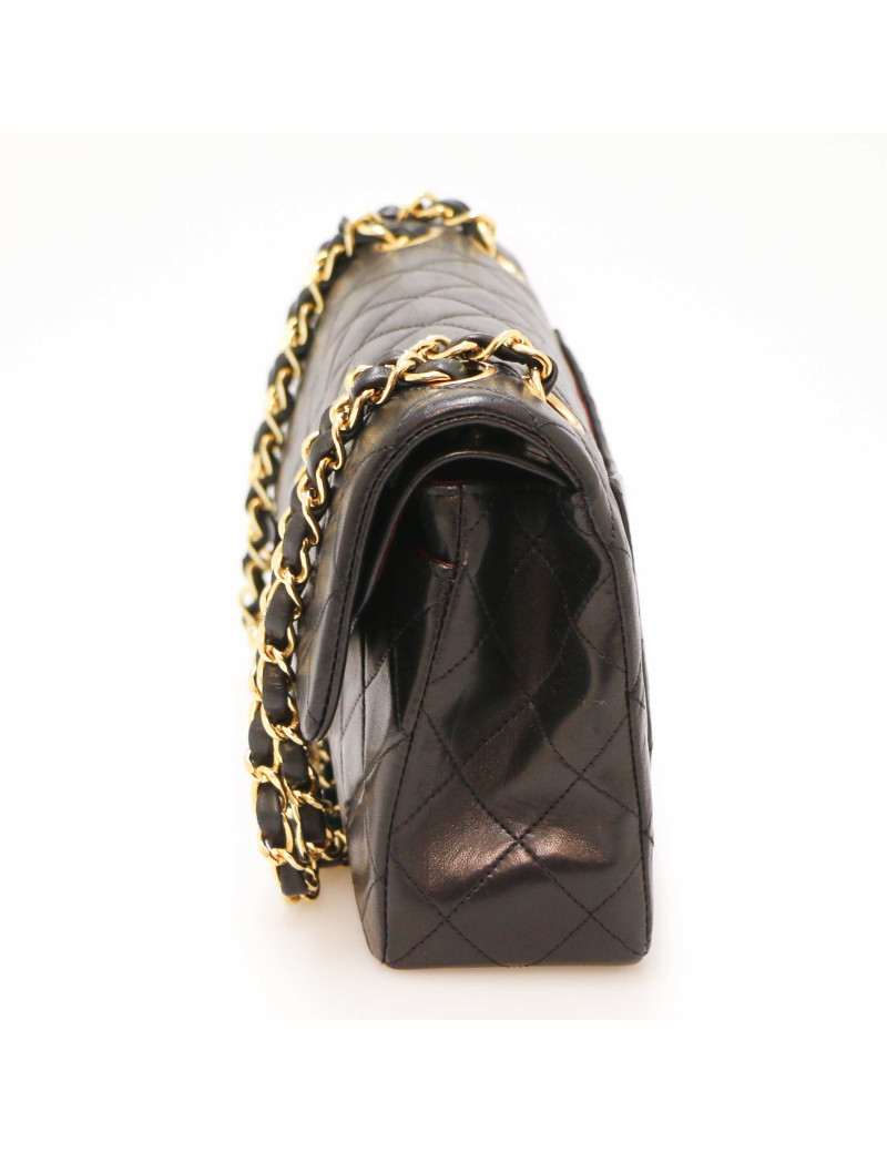 Sac classique CHANEL occasion noir