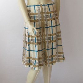 BURBERRY London T36 silk skirt