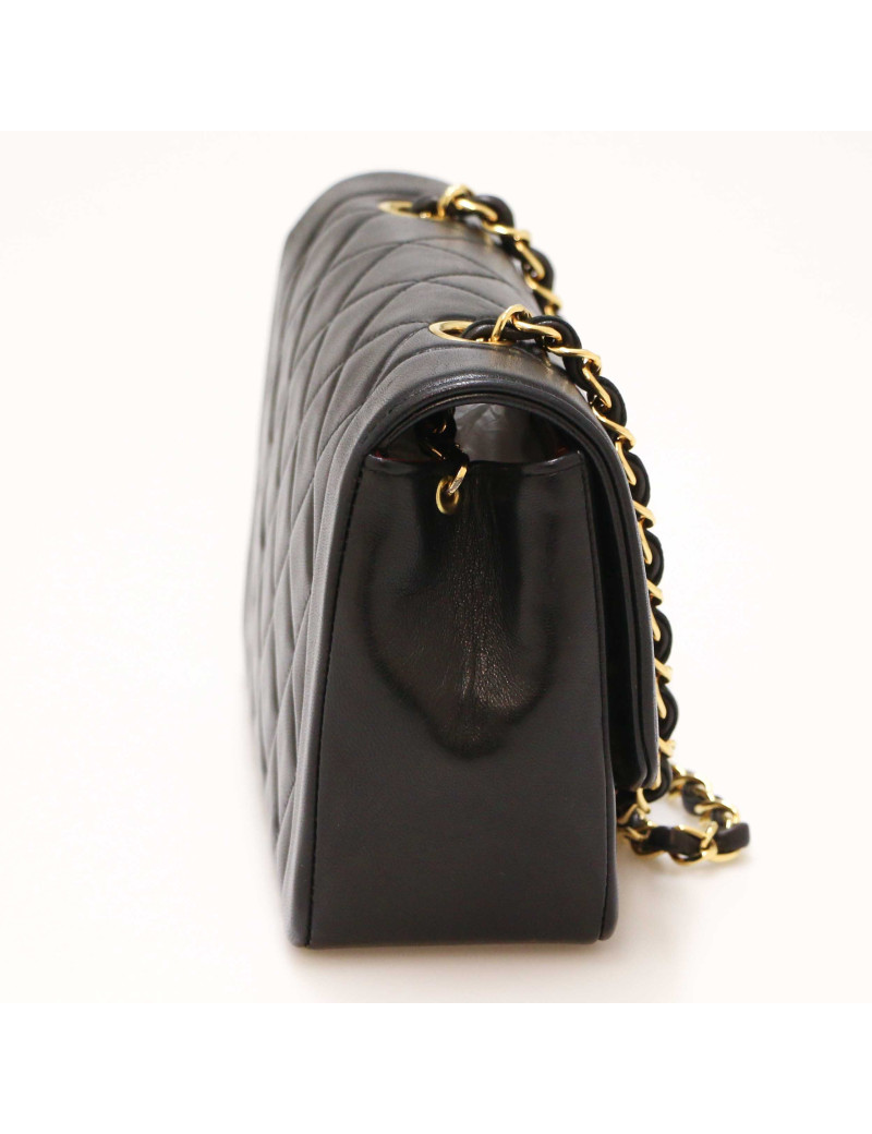 Sac CHANEL Diana cuir noir