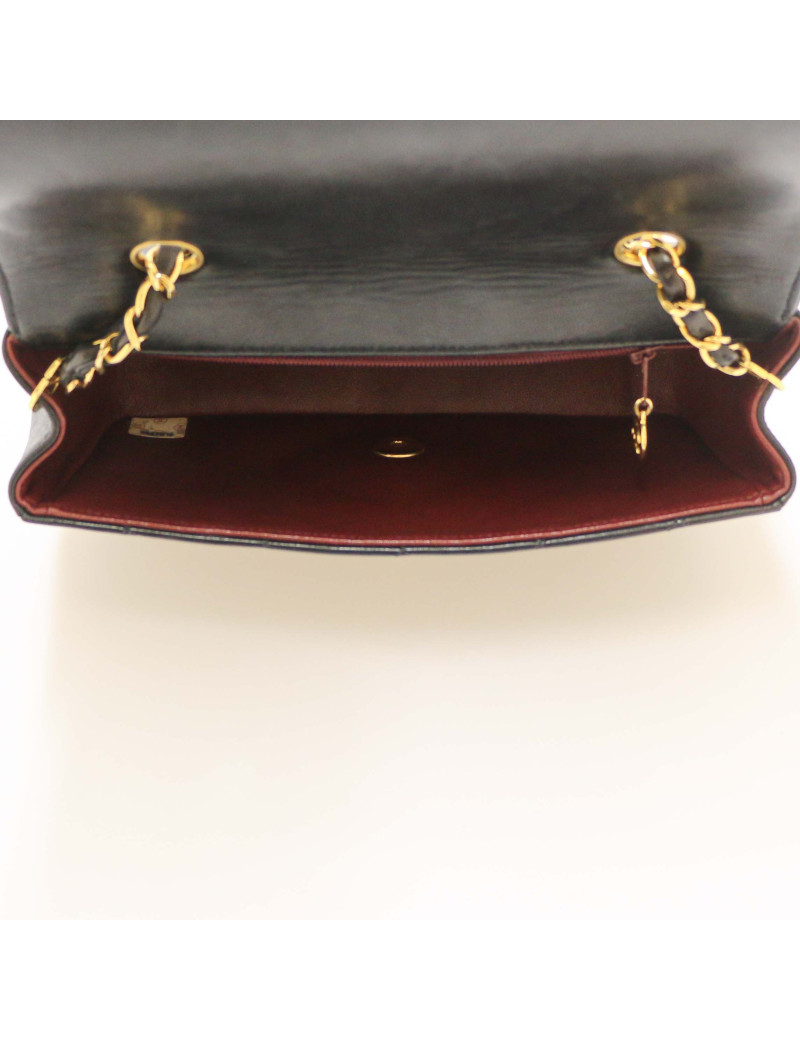 Sac CHANEL Diana cuir noir