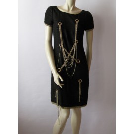 Dress CHANEL collector t 38 Golden channels