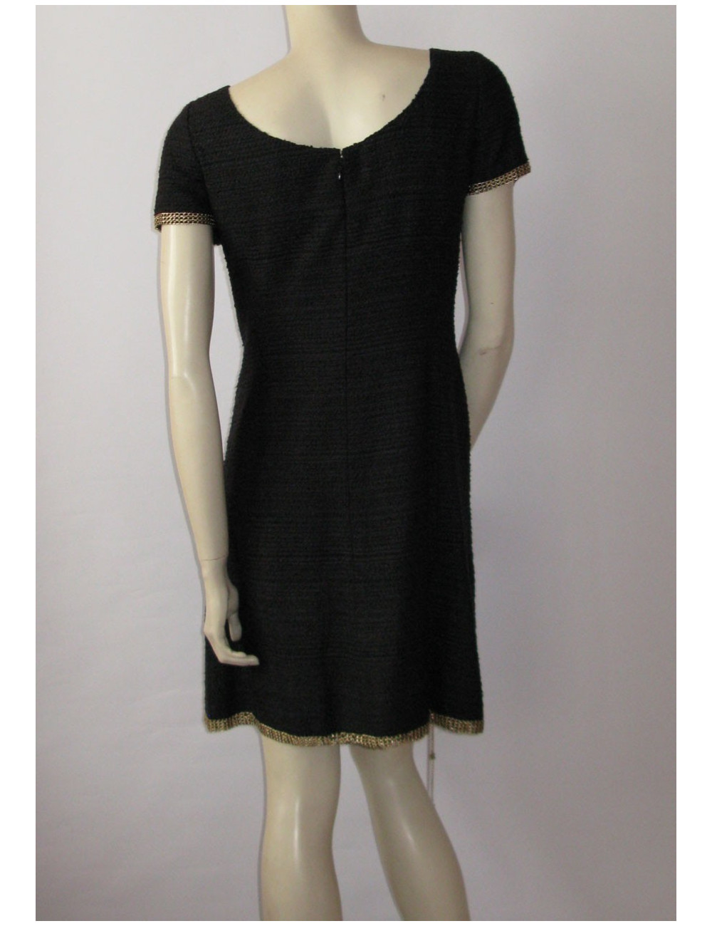 Robe CHANEL collector Chaines dorées t 38