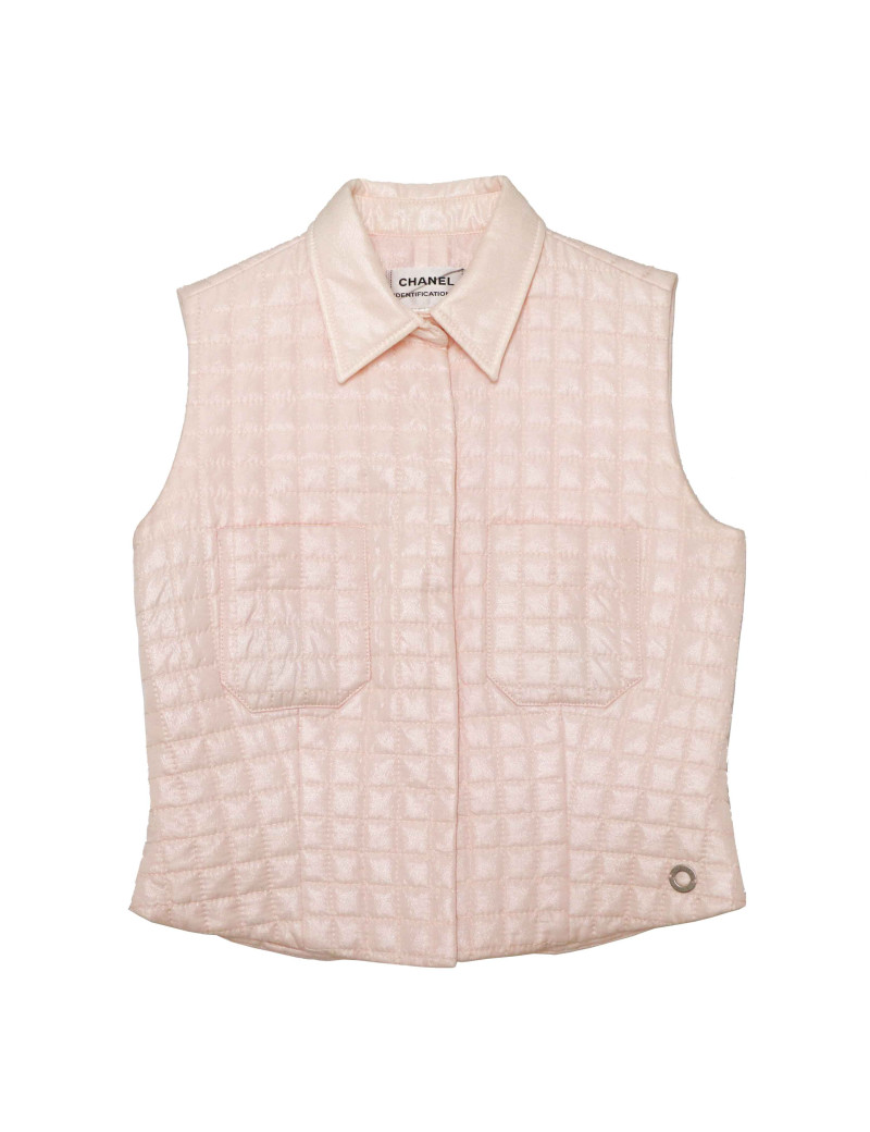 Veste sans manche CHANEL Identification rose
