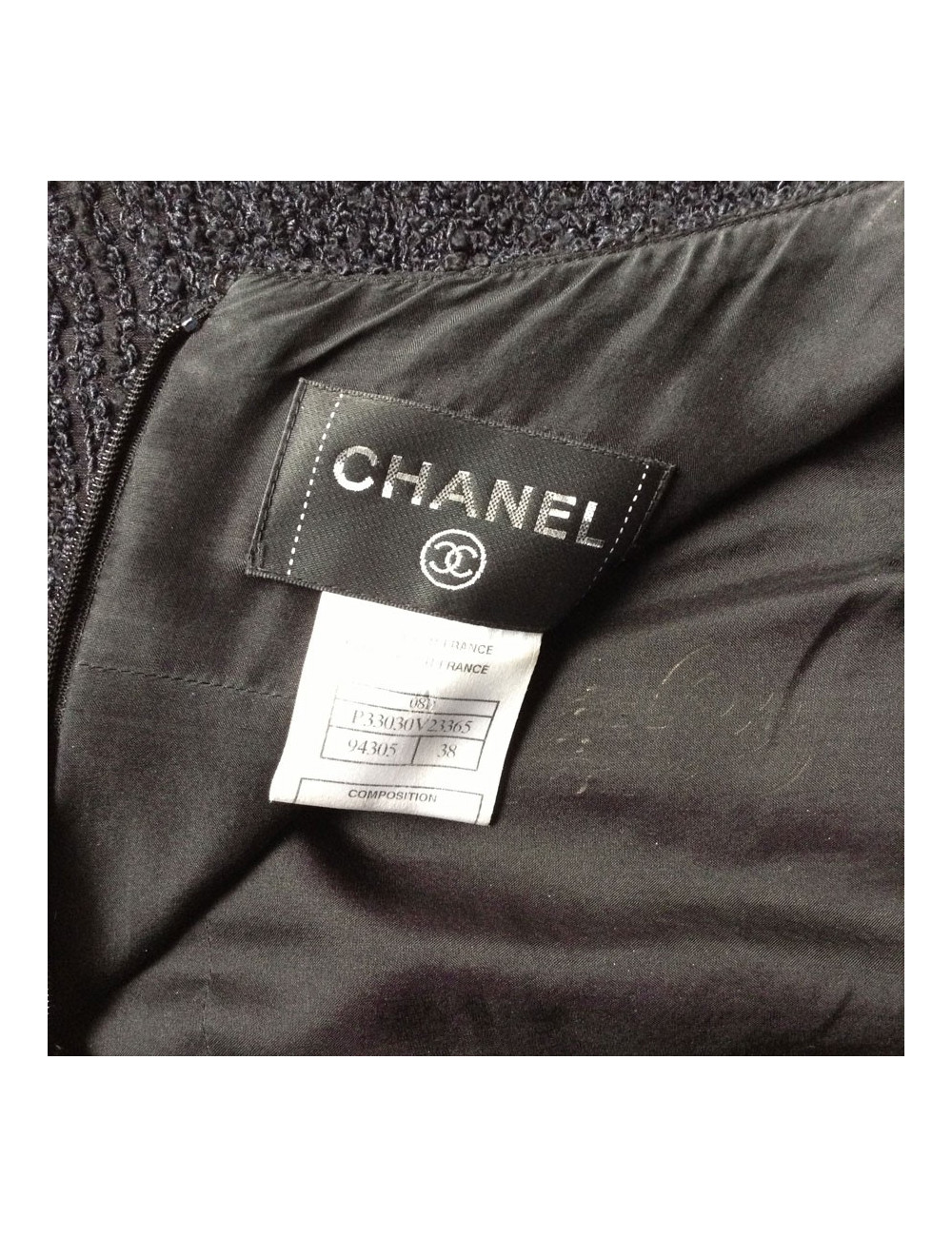 Robe CHANEL collector Chaines dorées t 38