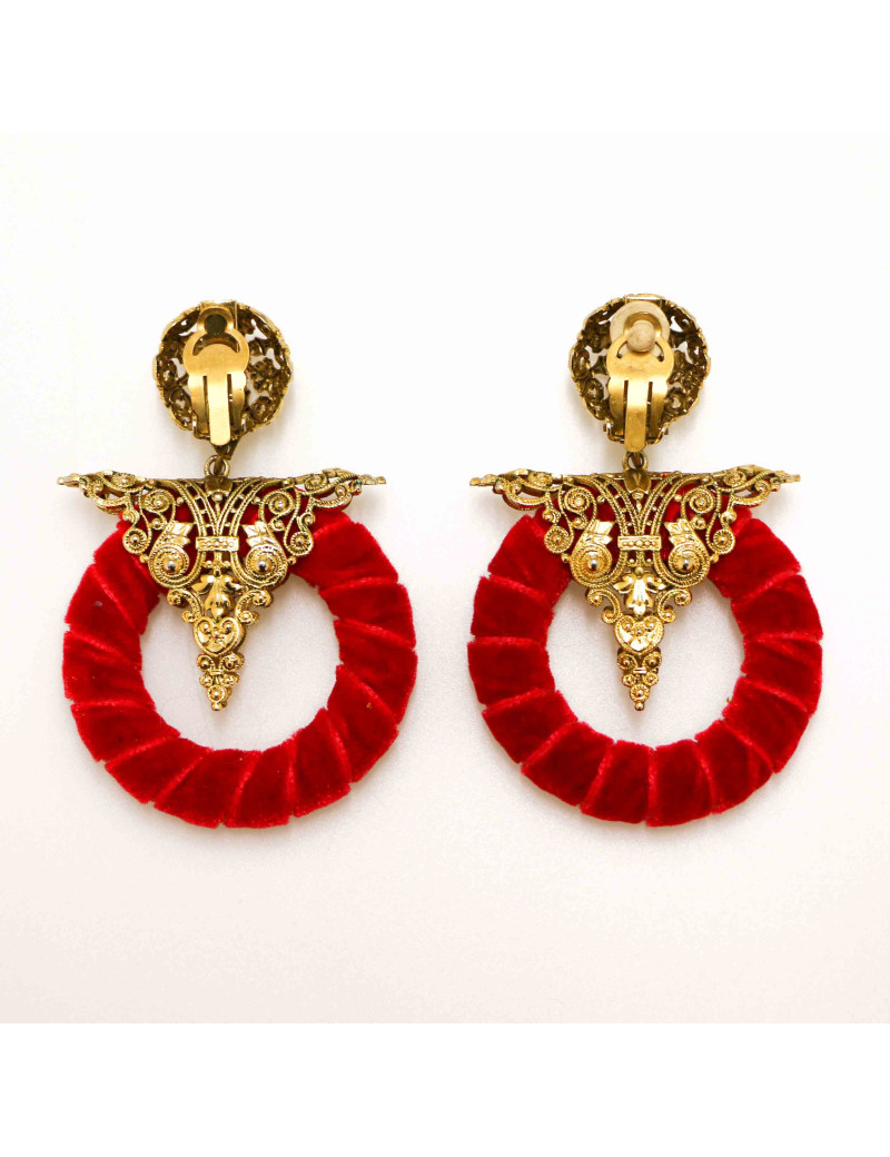 Clips filigrane pendants