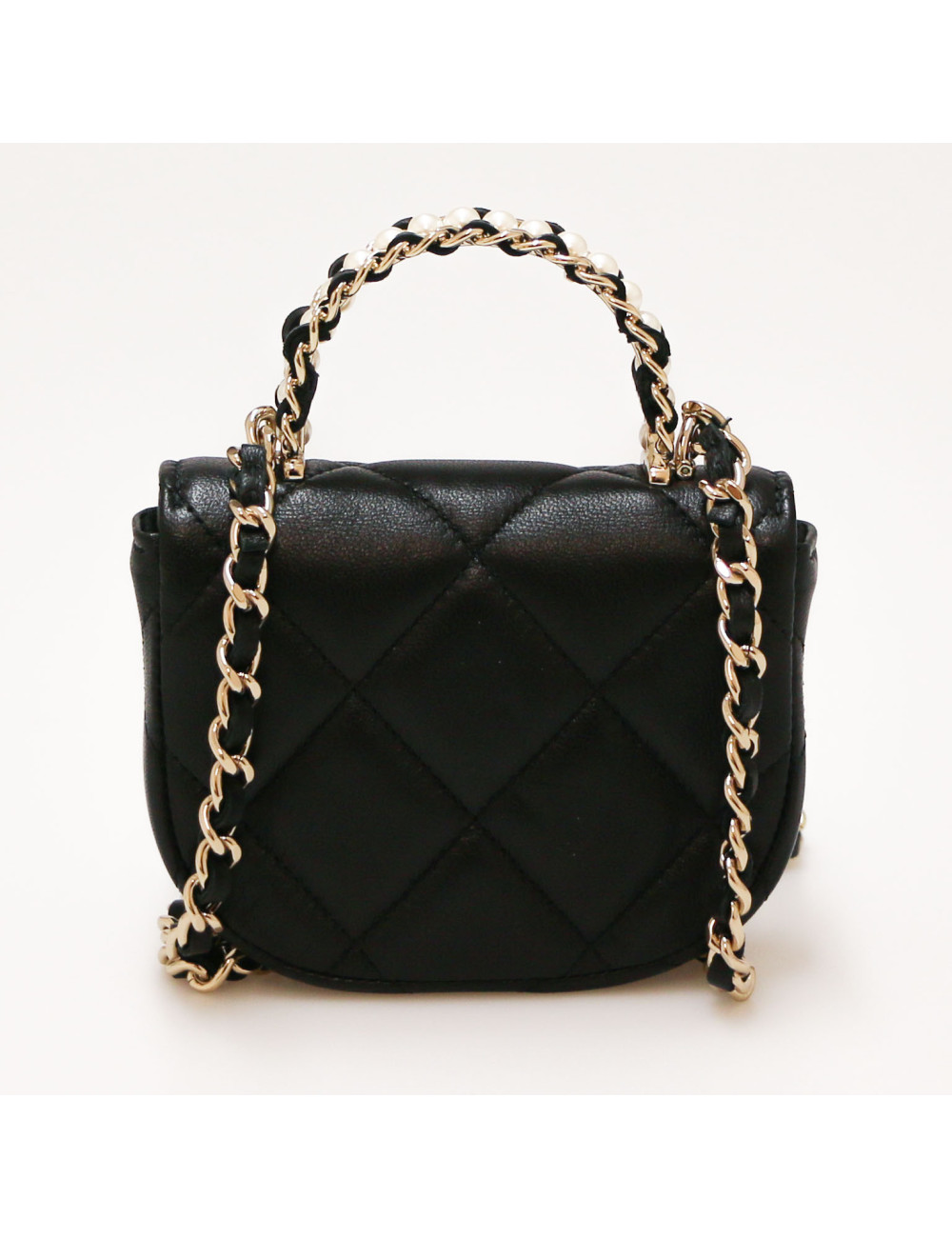 Mini sac CHANEL matelassé noir