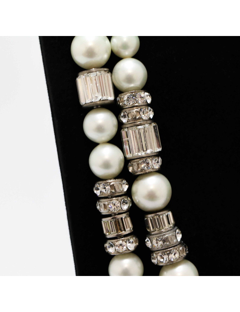 Imposant Sautoir CHANEL double rangs