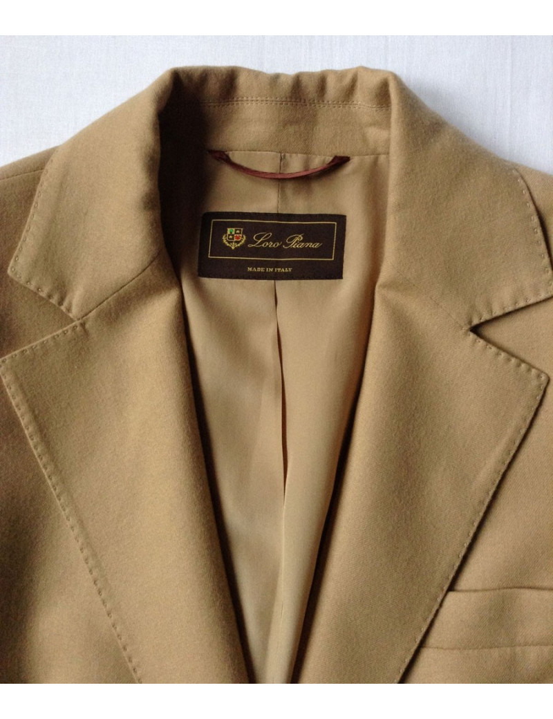 Veste LORO PIANA cachemire camel t40 it