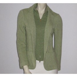 FRANCK NAF green cashmere jacket